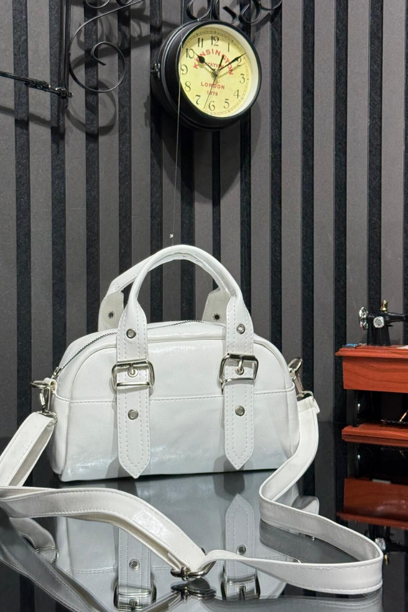 Bahwar Helen  Model Kadın Kol Çantası Beyaz