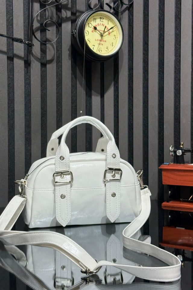 Bahwar Helen  Model Kadın Kol Çantası Beyaz