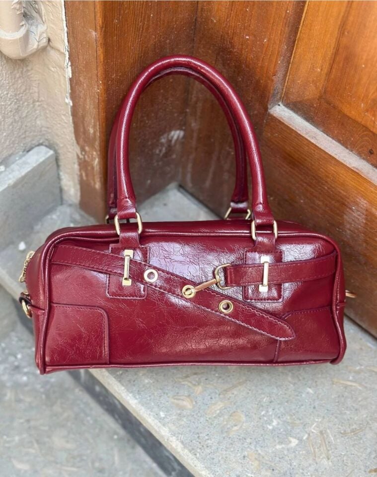 Bahwar Kemer Detaylı Çanta