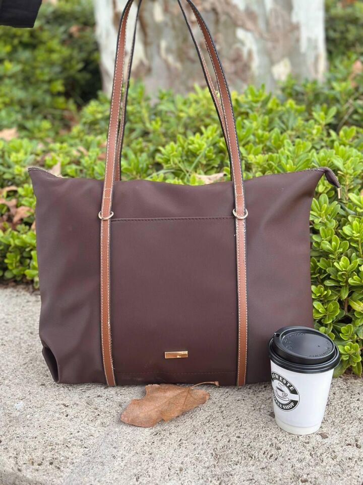 Bahwar Paraşüt Kumaş Büyük Boy Omuz ve Günlük Çantası